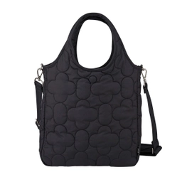 패딩 퀄티드 숄더백 블랙 / FLOTEF4B14