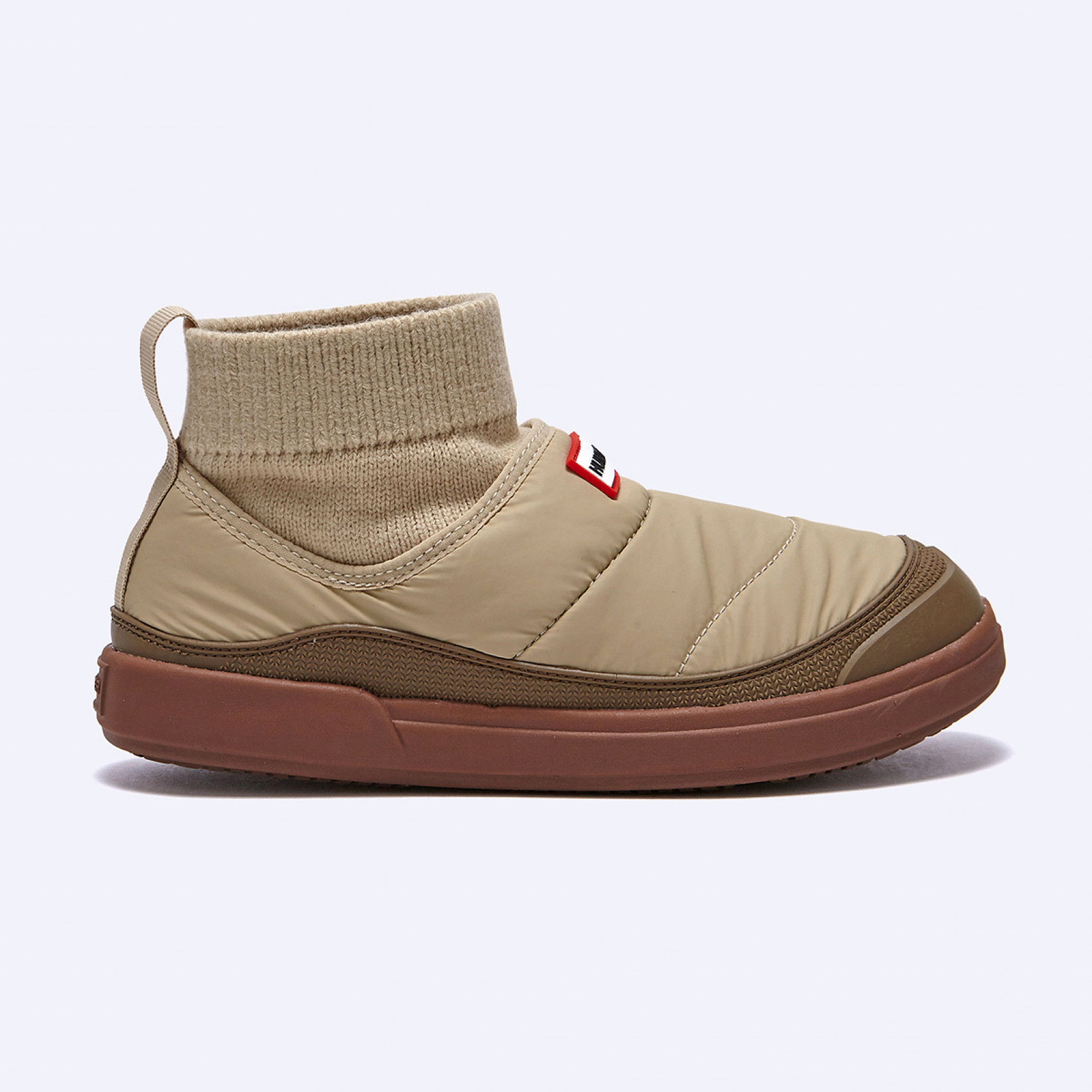 인/아웃 푸퍼 니트 커프 부츠 토우프 브라운 여성 / WFF2265RENTPB