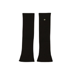니트 레그 워머 블랙 / FLOTEF3L06