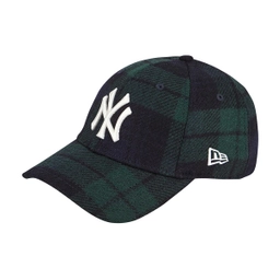 MLB 트위드 체크 네이비 / 14440855