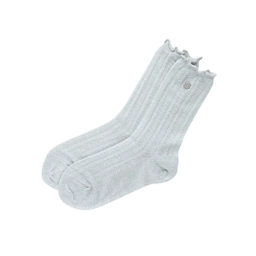 니트 패턴 시스루 양말 실버 / FLOTFA2L22