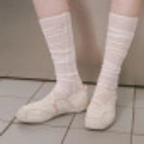 로마리 밴딩 플랫 스니커즈 라이트 베이지 / FLOTFA1W14