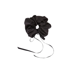 글로시 리본 헤어 스크런치 블랙 / FLOTFA1A33