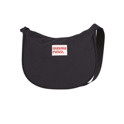 하프문 크로스백 블랙