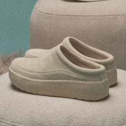 스웨이드 스너기 클로그 베이지 / FLCCFA3U30