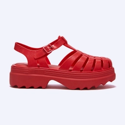 포제션 플랫폼 샌들 레드 여성 / 35818-BG450