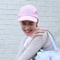 레터링 볼캡 핑크 / FLOTFA1H17