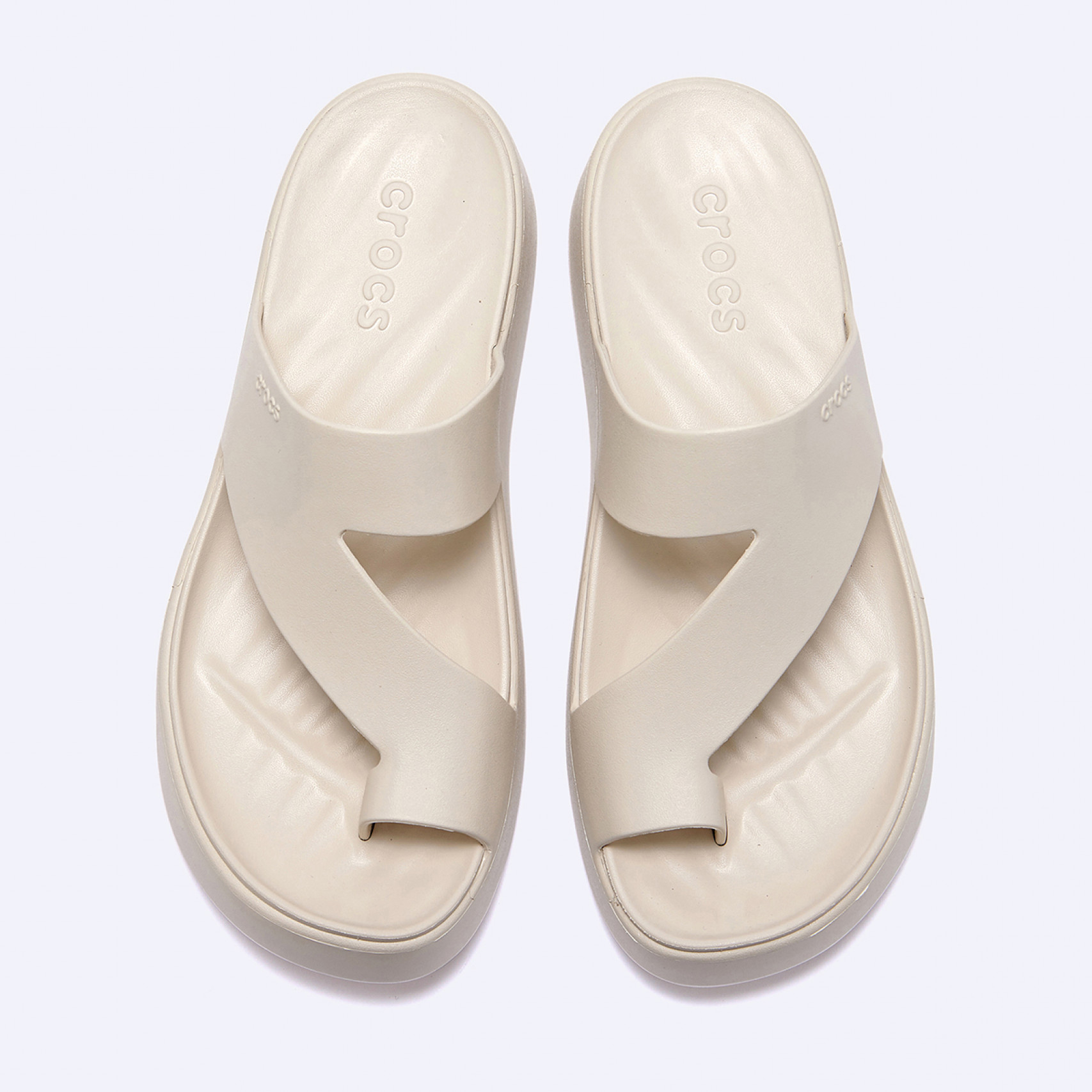 게이트웨이 플랫폼 토 루프 라이트 베이지 여성 / 210834-0LH