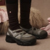 로미타 플랫폼 밴딩 메리제인슈즈 그레이 / FLOTFA3W33