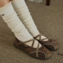 로마리 스웨이드 밴딩 스니커즈 라이트 브라운 / FLOTFA3W58