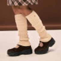 로미타 스웨이드 플랫폼 벨크로 메리제인슈즈 브라운 / FLOTFA3W53