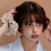 코듀로이 헤어 스크런치 베이지 / FLOTFA3A05