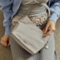 나일론 숄더백 그레이 / FLOTFA3B06