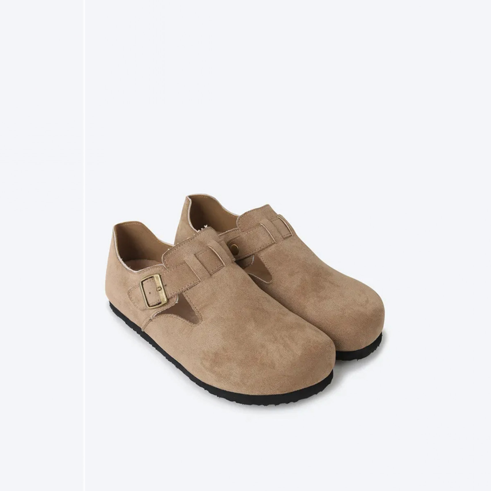 스웨이드 버클 슬립온 베이지 / HPCV4FA40235