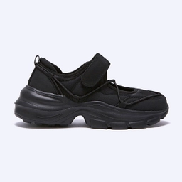 멀티스트랩 메리제인 플랫폼 스니커즈 블랙 여성 / HPWPDFB90119