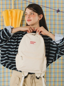 미니 데일리 백팩 버터 크림