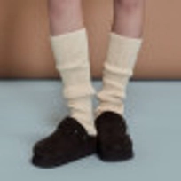 토피 스웨이드 클로그 브라운 여성 / FLOTFA3W47