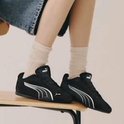 캐치 솔레일 스웨이드 블랙 화이트 / 40395503