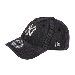 MLB 뉴욕 양키스 스노우 워싱 데님 언스트럭쳐 볼캡 블랙 / 14881502