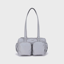 말리부 글로시 숄더백 라이트 그레이 / FLOTGA1B05