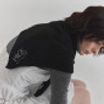 오찌x로파서울 니트 스카프 블랙 / FLOTFF4A06