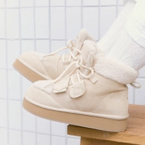 오찌x우무 벌루니 부츠 아이보리 / FLOTGA4W34