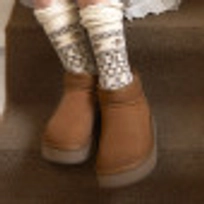 벌루니 플랫폼 미니 부츠 카멜 여성 / FLOTGA4W13