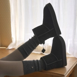 벌루니 플랫폼 숏 부츠 블랙 / FLOTGA4W12