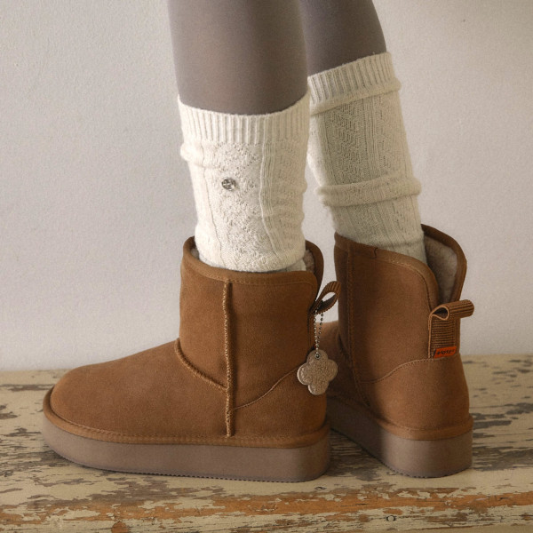 벌루니 플랫폼 숏 부츠 카멜 / FLOTGA4W11