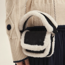 벌루니 시어링 마이크로 미니백 블랙 / FLOTFA3B14