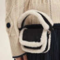 벌루니 시어링 마이크로 미니백 블랙 / FLOTFA3B14