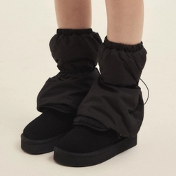 패딩 레그 워머 블랙 / FLOTFF4L01