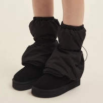 패딩 레그 워머 블랙 / FLOTFF4L01