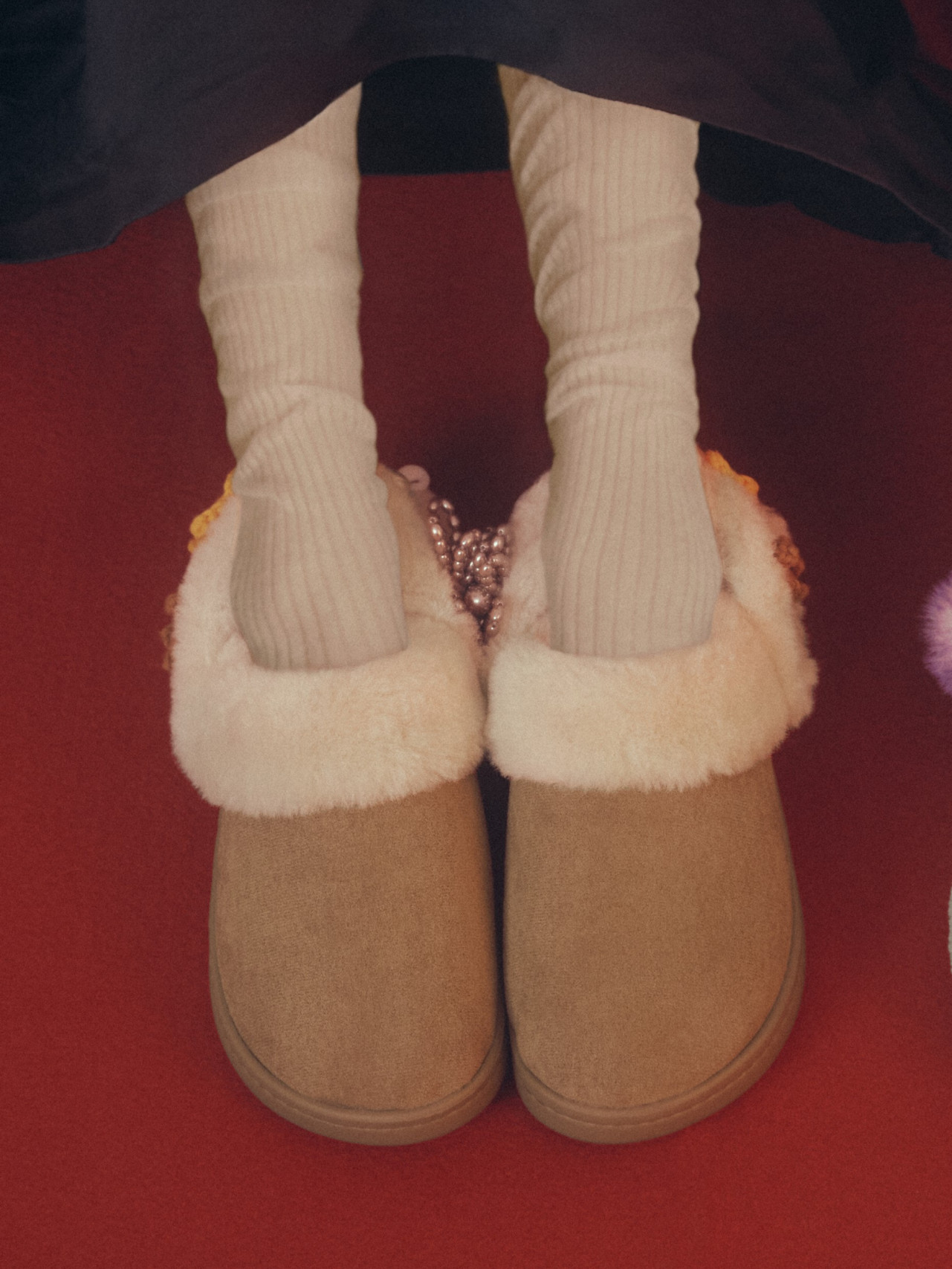 클래식 언퍼게터블 스웨이드 클로그 세피아 여성 / 212106-2EY