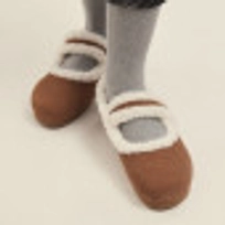 벌루니 퍼 스트랩 메리제인슈즈 카멜 / FLOTGA4W35