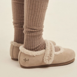 벌루니 퍼 스트랩 메리제인슈즈 아이보리 / FLOTGA4W36