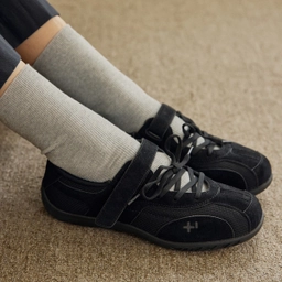 로마리 레이스업 스니커즈 블랙 / FLOTGA1W40