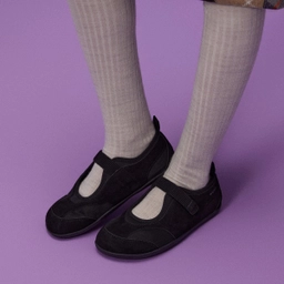 (1/30 예약발송) 툴레아 밴딩 플랫 스웨이드 블랙 / FLOTGA1W20