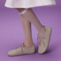 (1/30 예약발송) 툴레아 플랫 스니커즈 스웨이드 아이보리 / FLOTGA1W24