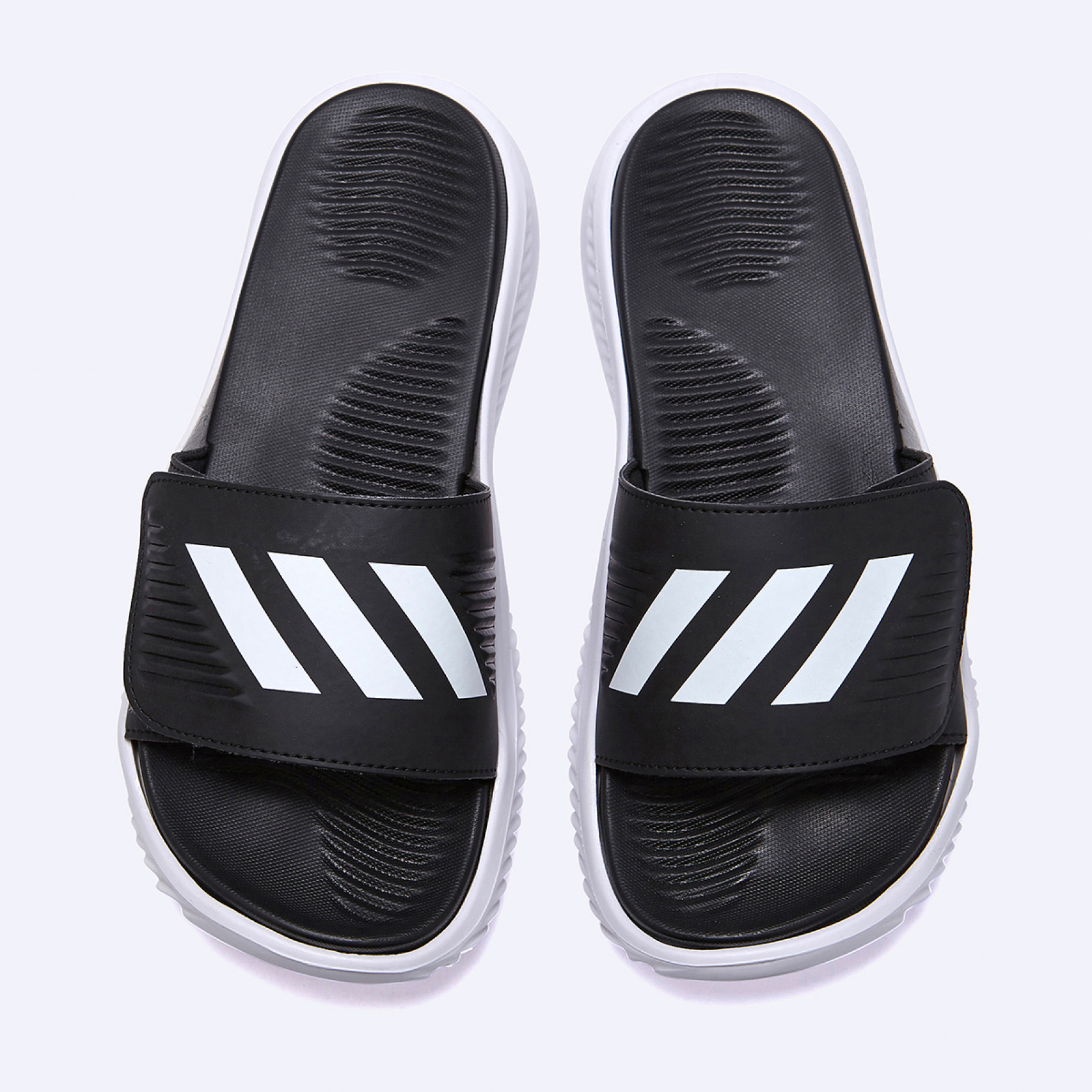 알파리스폰스 1.0 슬라이드 블랙 화이트 / JP5437