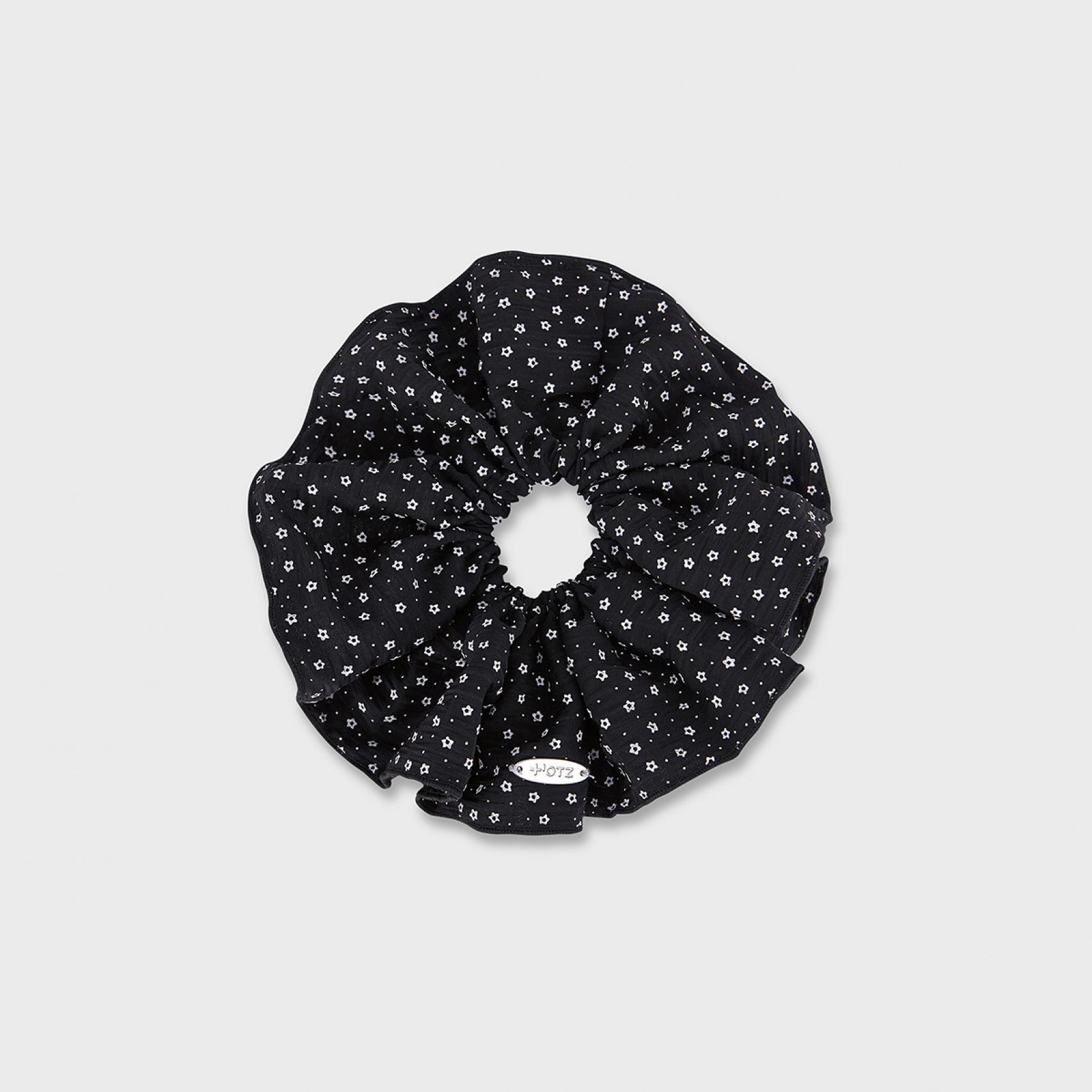 플로럴 헤어 스크런치 블랙 / FLOTGA1A06