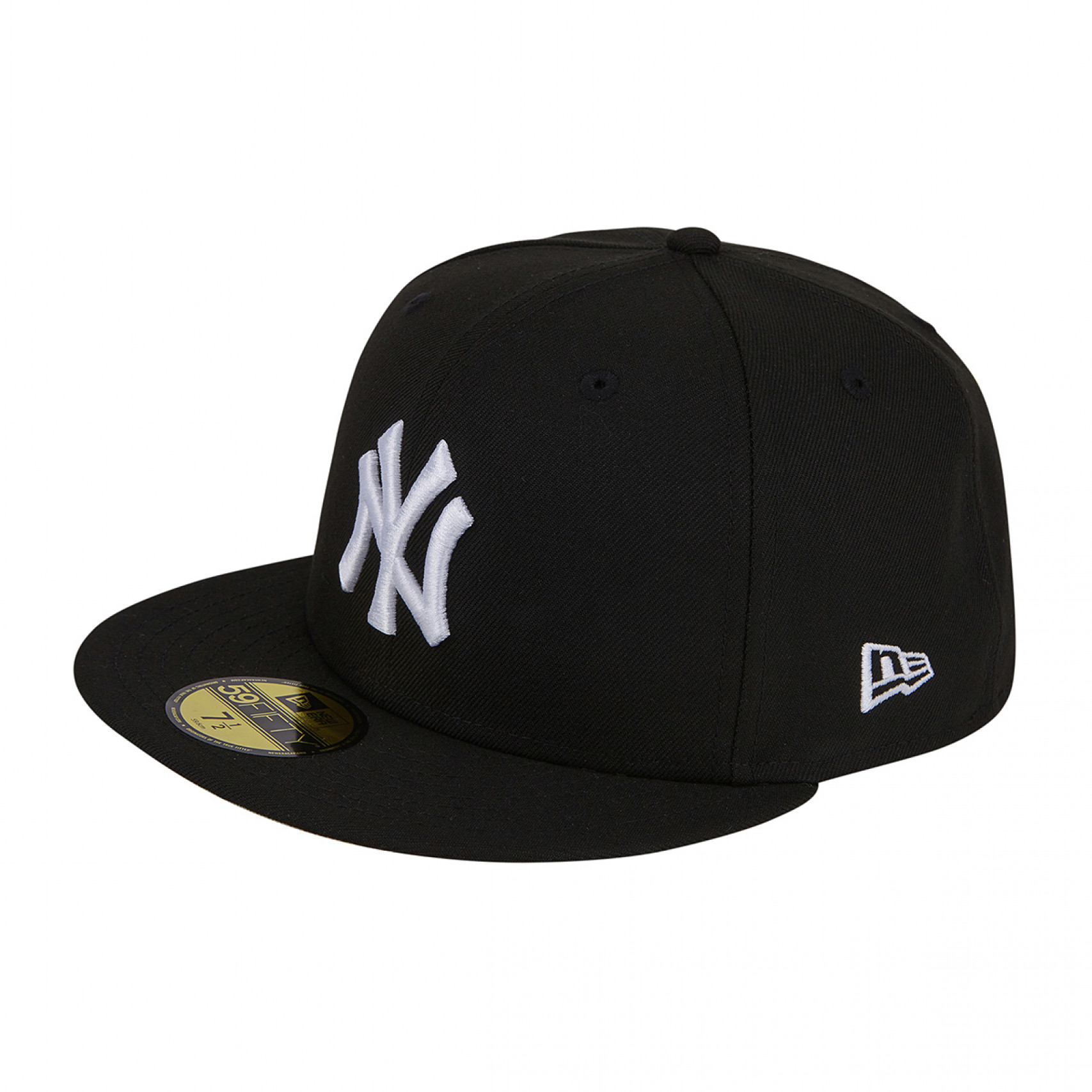 MLB 뉴욕 양키스 베이직 피티드캡 블랙 화이트 / 11591127